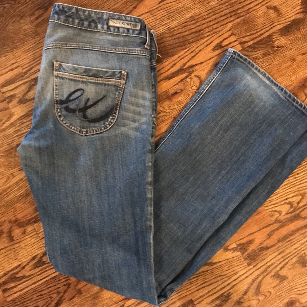 Express Low Rise Bootcut Vintage Jeans